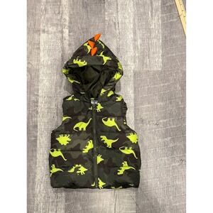 Adorable 12-18 Months Dinosaur Vest With Hood Size 12 Months
